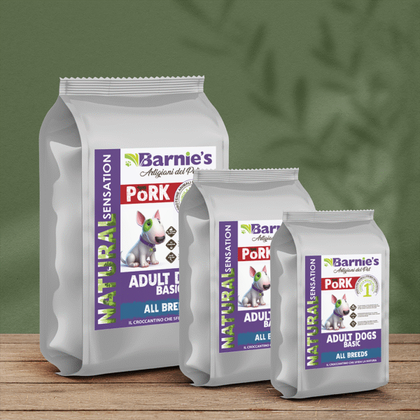 ADULT DOGS NATURAL SENSATION BASIC ALL BREEDS PORK