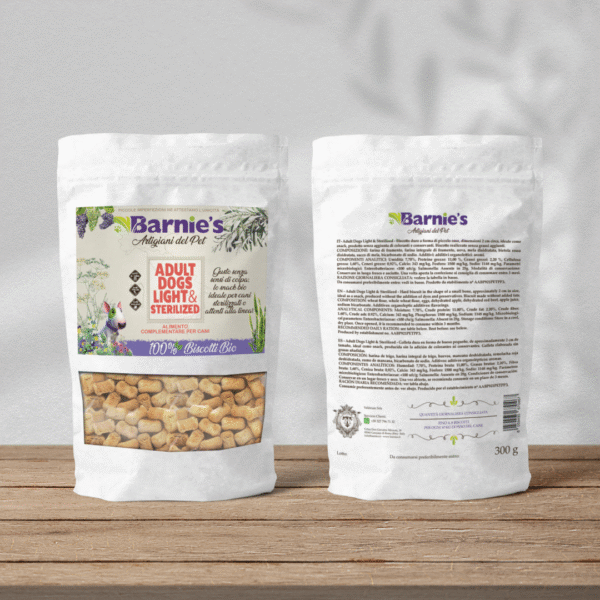 ADULT DOGS LIGHT & STERILIZED BISCOTTI  BIOLOGICI ALL BREEDS