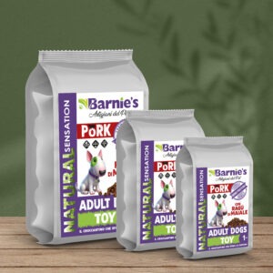 ADULT DOGS NATURAL SENSATION TOY MONO PORK