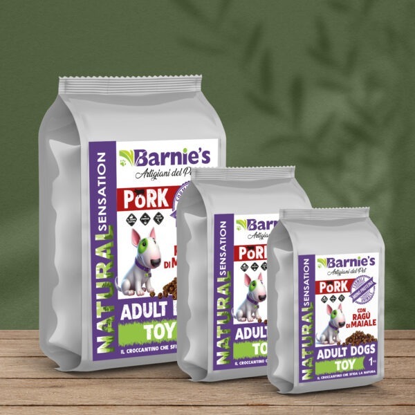 ADULT DOGS NATURAL SENSATION TOY MONO PORK